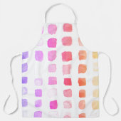 Tablier Aquarelle Artiste rose (Recto)