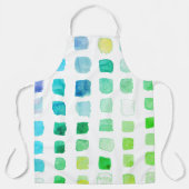Tablier Aquarelle Artiste Vert (Recto)