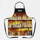 Tablier Aquarelle artistique de la barre arrière (Recto)