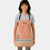 Tablier Aquarelle Boho Nom personnalisé Apron (Insitu)