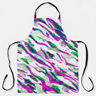 Tablier Aquarelle Camouflage Design. Carrelage Safari Abst