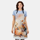 Tablier Aquarelle célébrant la chute (Porté)