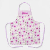 Tablier Aquarelle Cherry Blossom Design (Recto)