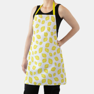 Tablier Aquarelle Citron Motif 2