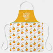 Tablier Aquarelle Citrouille épices et tout Nice (Recto)