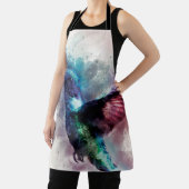 Tablier Aquarelle colorée Colibri (Insitu)