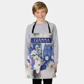 Tablier Aquarelle de chèvre alpine Motif coloré (Porté)