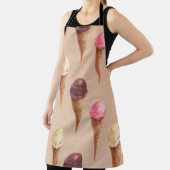 Tablier Aquarelle de crème glacée Illustration transparent (Insitu)