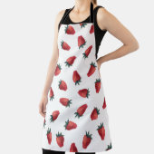 Tablier Aquarelle de fraises : Jouer Motif sans couture (Insitu)