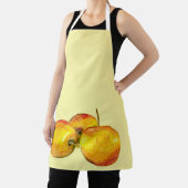 Tablier Aquarelle de fruit jaune perruque (Insitu)