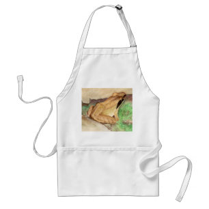 Tablier Aquarelle de grenouille à bois