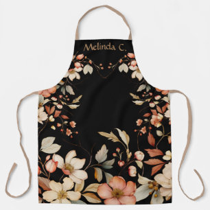 Tablier Aquarelle de teinte jolie couleur florale