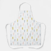 Tablier Aquarelle douce Chevron Motif (Recto)