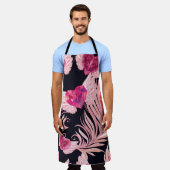 Tablier Aquarelle douce et transparente Motif de Valentine (Porté)