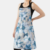 Tablier Aquarelle en fleurs de cerisier : Pommier sans cou (Insitu)