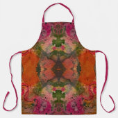 Tablier Aquarelle Et Encre Abstraite Jolie Peinture Art (Recto)