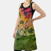 Tablier Aquarelle Et Encre Expressionnisme Abstrait Art (Insitu)