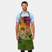 Tablier Aquarelle Et Encre Expressionnisme Abstrait Art (Porté)