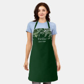 Tablier Aquarelle famille Cabine Ivy Sage Ferns Vert (Porté)