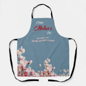 Tablier Aquarelle Floral Fête des Mères Cadeau (Recto)