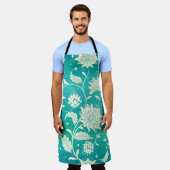 Tablier Aquarelle florale de porcelaine chinoise (Porté)