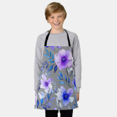 Tablier Aquarelle Harmonie florale - Pat botanique sans jo (Porté)
