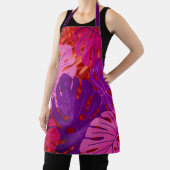 Tablier Aquarelle Hawaiian Monstera Feuille Tropicale - Ro (Insitu)