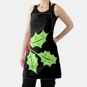 Tablier Aquarelle Holly Feuilles et baies (Insitu)