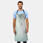 Tablier Aquarelle Lily de la Vallée Apron (Porté)