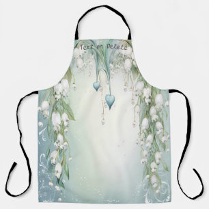 Tablier Aquarelle Lily de la Vallée Apron