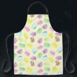 Tablier Aquarelle Macarons français | Macarons<br><div class="desc">Aquarelle Macarons français | Macarons</div>