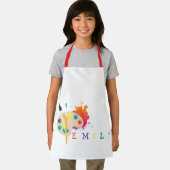 Tablier Aquarelle mignonne Palette de Plâtre Orange Artist (Insitu)