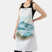 Tablier Aquarelle moderne Nature Commençons l'aventure (Insitu)