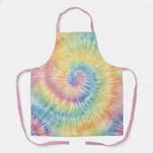 Tablier Aquarelle Pastel Rainbow Tie Dye (Recto)