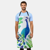 Tablier Aquarelle Peacock (Porté)