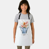 Tablier Aquarelle peinte à la main Floral (Insitu)