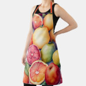 Tablier Aquarelle Peinture de fruits assortés (Insitu)