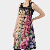 Tablier Aquarelle Peinture Snapdragons Fleurs Floral (Insitu)