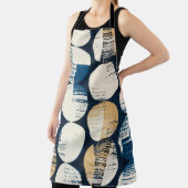 Tablier Aquarelle points cassés, Effet coloré. (Insitu)