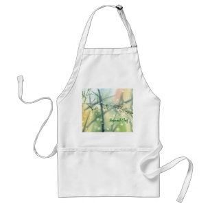 Tablier aquarelle pour chef de saison, Personnalis