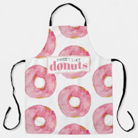Aquarelle rose moderne douce comme les beignets Ci
