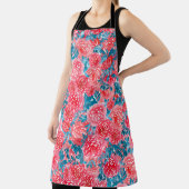 Tablier Aquarelle Rose tapisserie florale (Insitu)