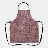 Tablier Aquarelle rouge Brown gris de luxe Art Abstrait (Recto)