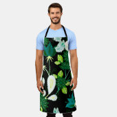 Tablier Aquarelle sans couture motif avec fleurs d'imagina (Porté)