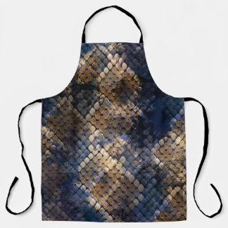 Tablier Aquarelle Sauvage Snakeskin Design transparent