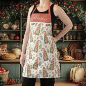 Tablier Aquarelle Scandinave Gnome mignon Noël