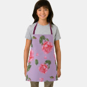 Tablier Aquarelle Shabby Chic rose Roses Motif (Insitu)