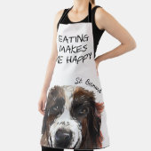 Tablier Aquarelle St Bernard Funny Citation Apron (Insitu)