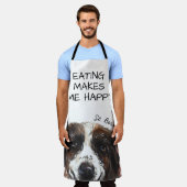 Tablier Aquarelle St Bernard Funny Citation Apron (Porté)