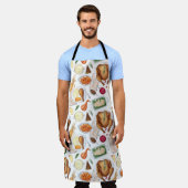Tablier Aquarelle Thankesgiving diner diner (Porté)